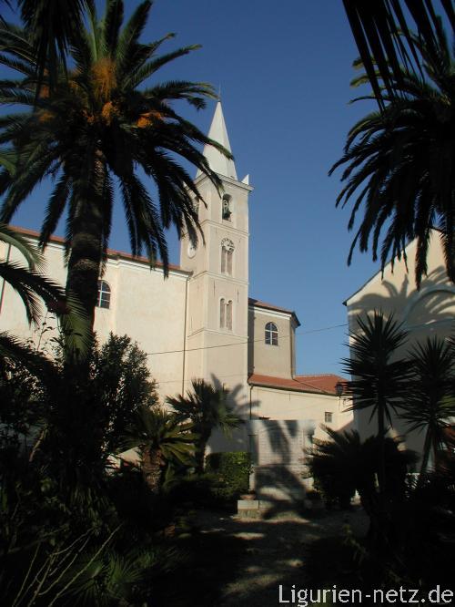 Palmen vor Sant'Anna