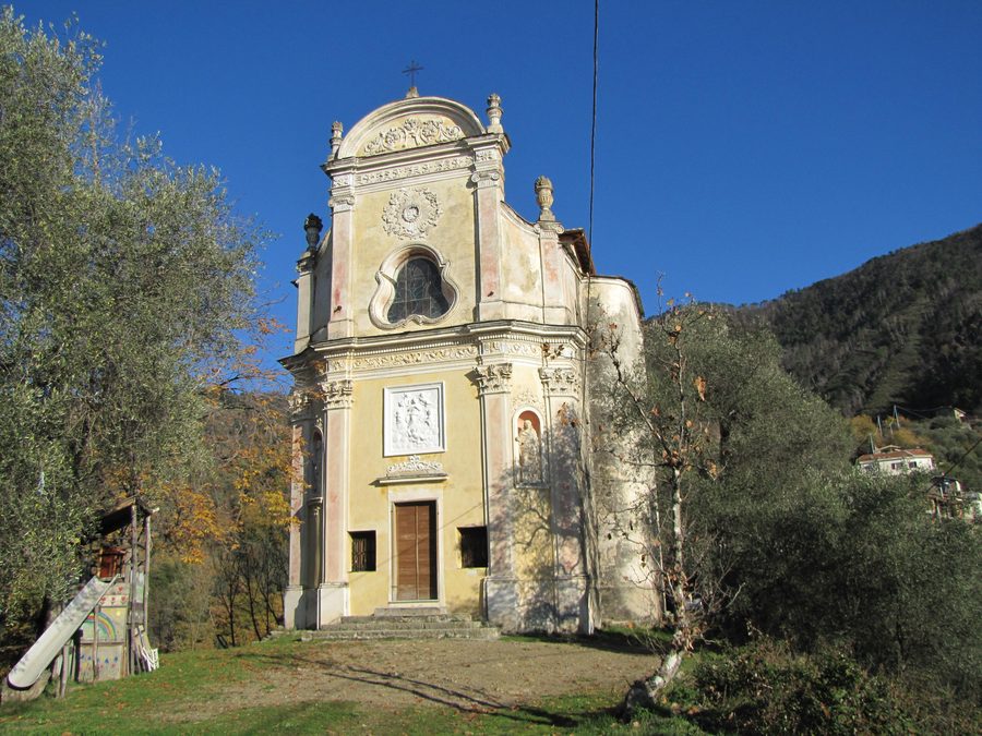 Santuario di Nostra Signora Assunta in Berzi bei Bajardo in Ligurien