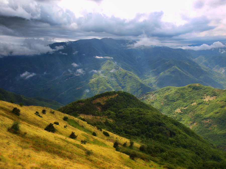 Molini di Triora in der Provinz Imperia inmitten der ligurischen Berglandschaft