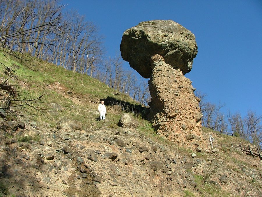 Fungo di pietra im Regionalen Naturpark Piana Crixia