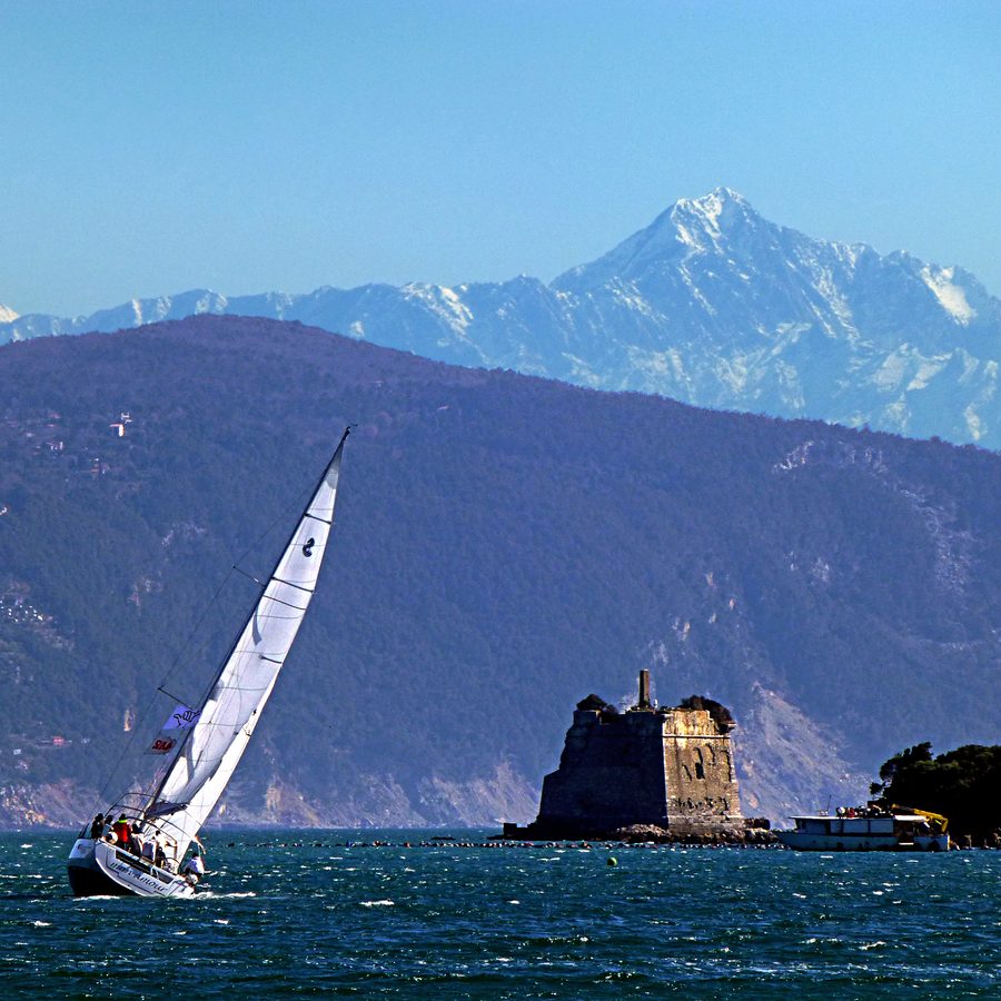 Portovenere am Golfo dei Poeti mit Küste und Bucht