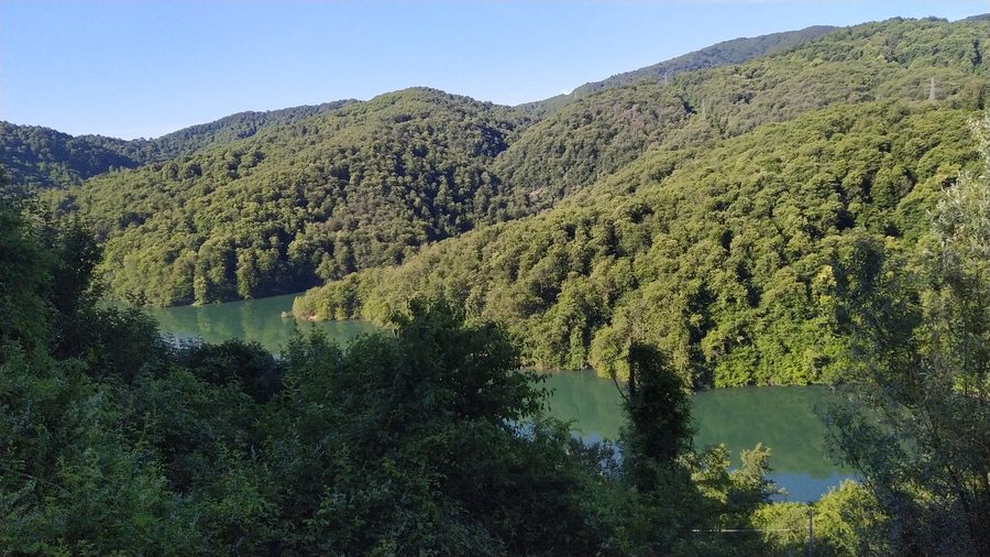 Lago della Busalletta, ein künstlicher See nahe Busalla