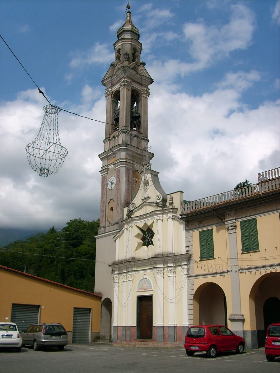 Kirche Sant’Anna in der Fraktion Ferrada von Moconesi in Ligurien