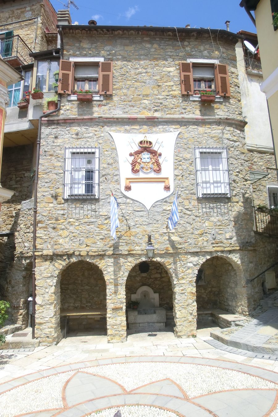 Palazzo dei Monaci, historischer Sitz der Münzstätte von Seborga