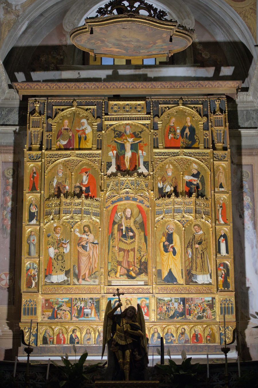 Polyptychon von Giovanni Canavesio in San Michele in Pigna