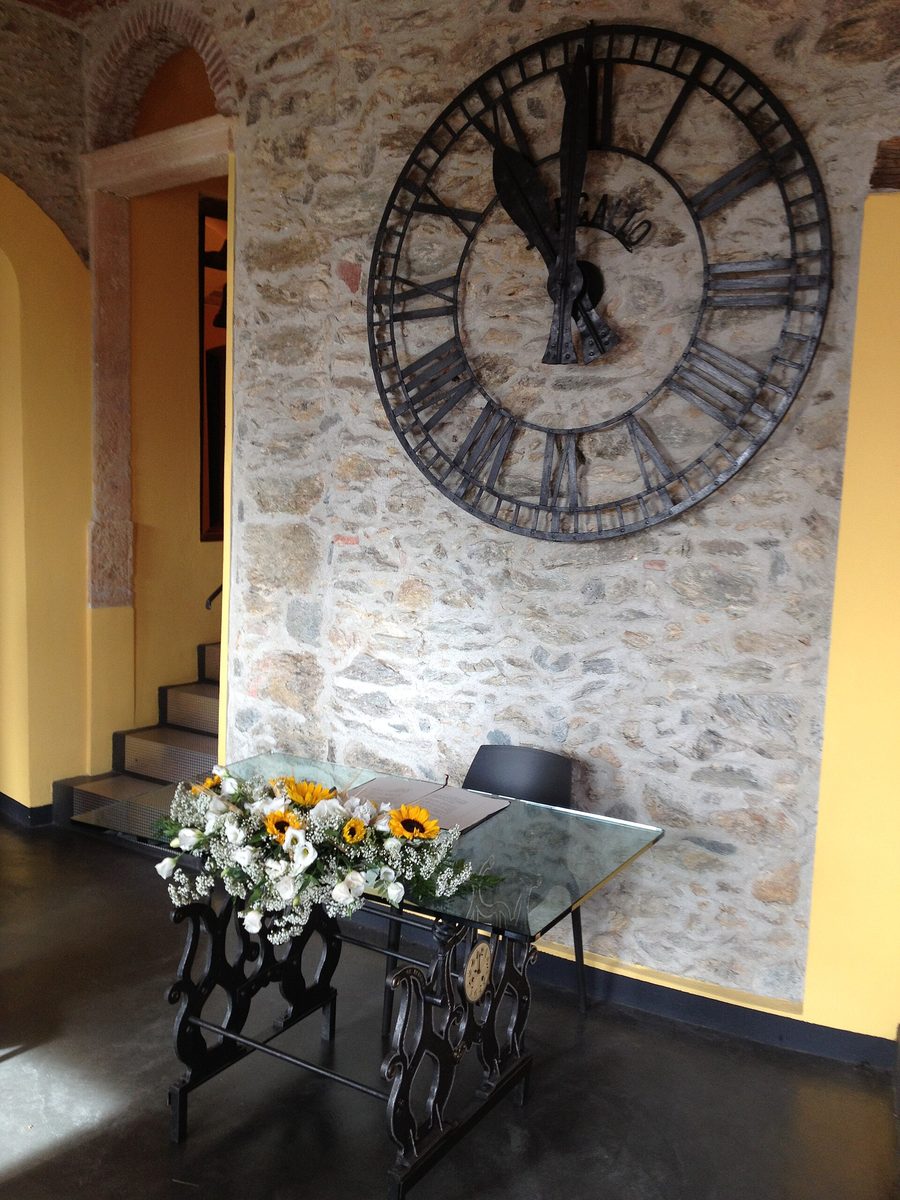 Innenraum des Museo dell'orologio da torre Giovanni Battista Bergallo