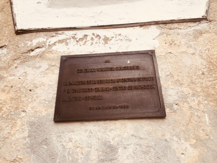 Denkmal für Manuel Belgrano in Costa d'Oneglia