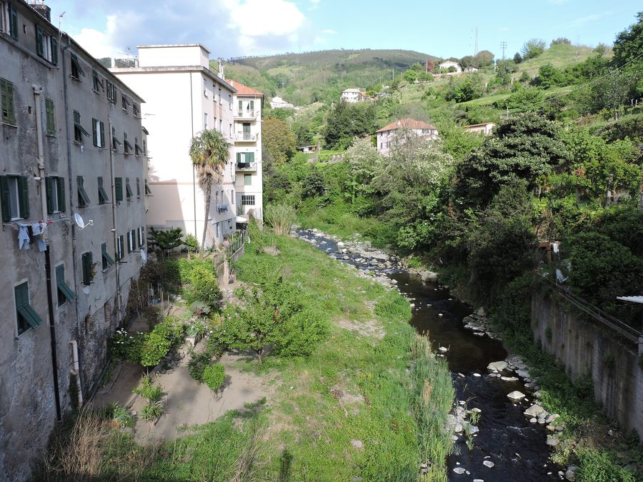 Torrente Acquasanta in Mele in Ligurien