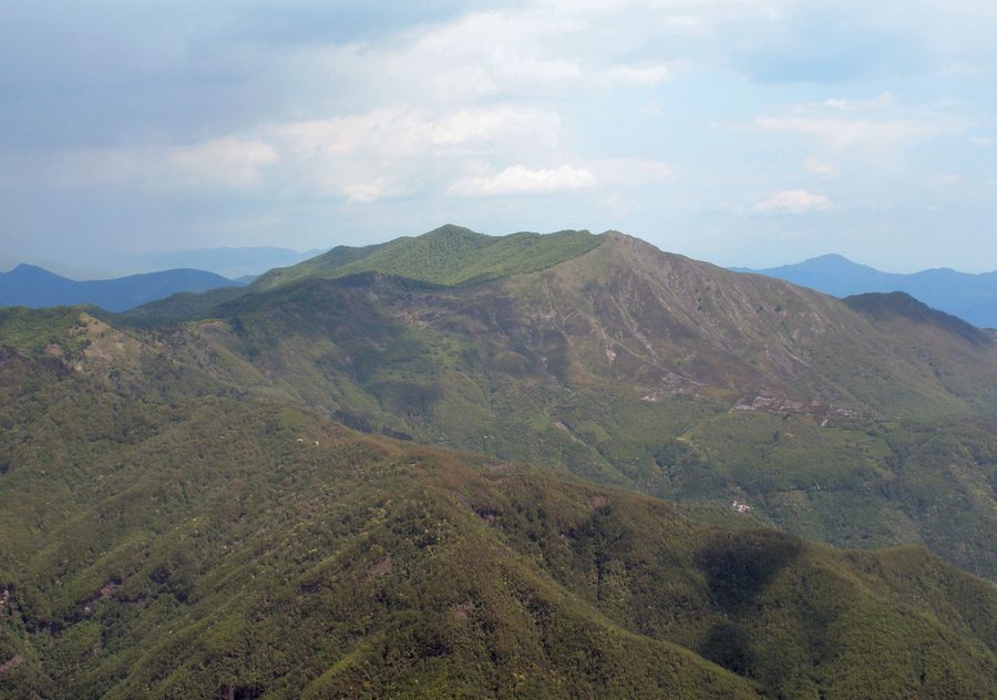 Monte Ramaceto im Valle Fontanina, gesehen vom Monte Caucaso