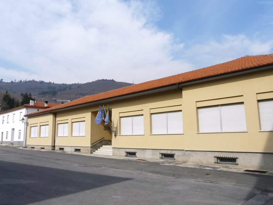 Rathaus von Bormida in Ligurien