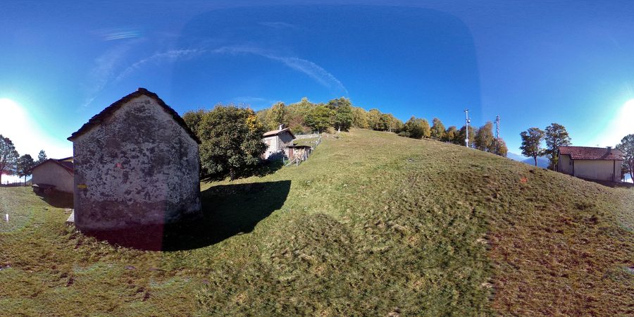 Panoramaaufnahme bei Bracco in Ligurien