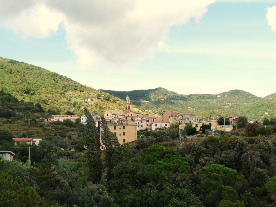 Panorama di Mezzema, Deiva Marina, Liguria, Italia