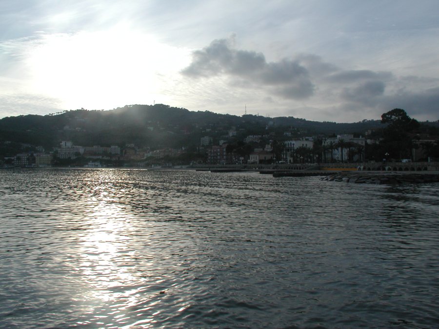 Küstenort an der ligurischen Riviera
