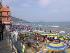 Strand in Ligurien
